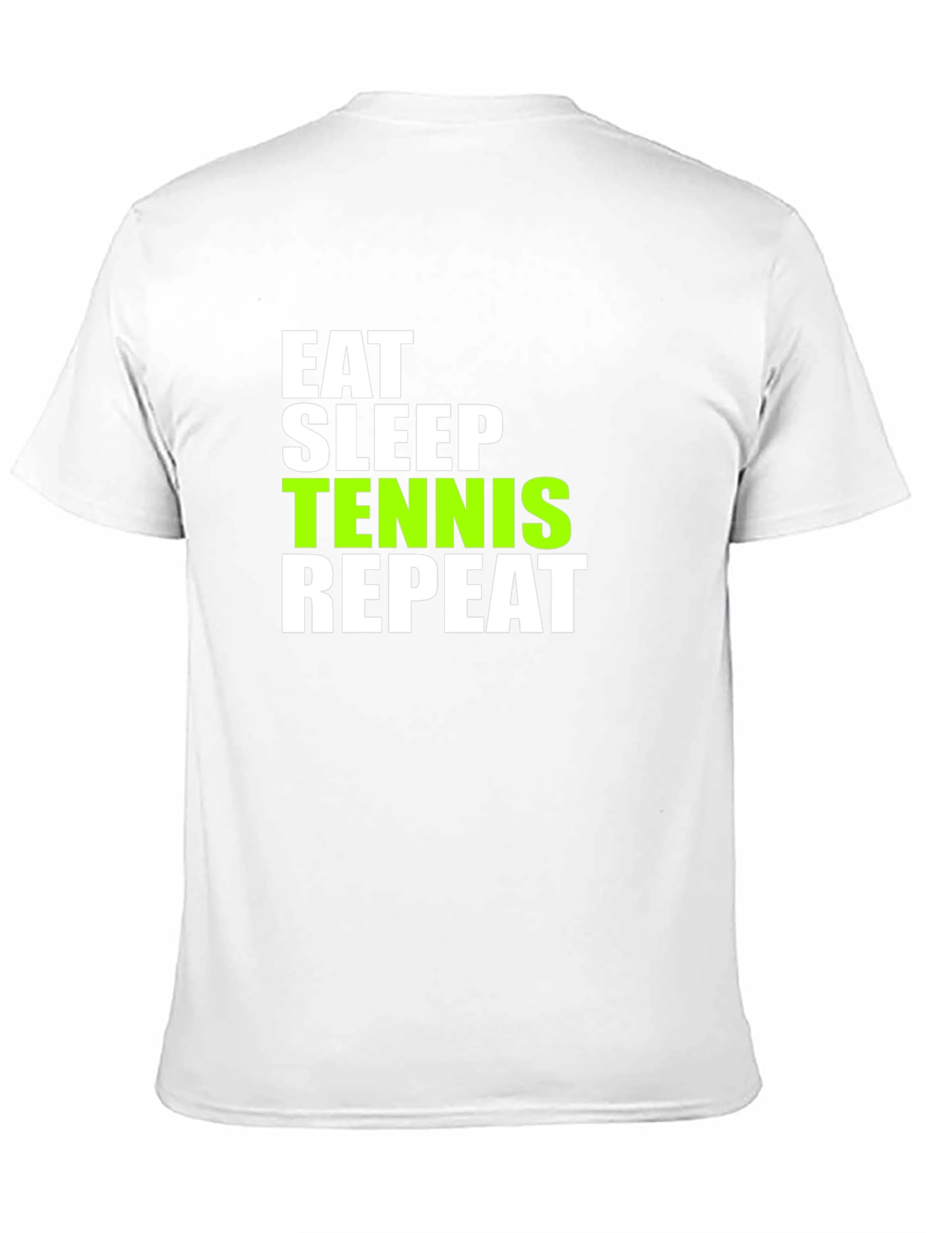 Eat Sleep Tennis Repeat Graphic Tee