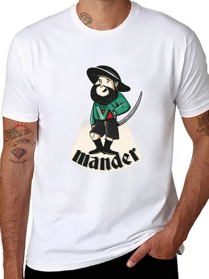 Cartoon Mander Graphic T-Shirt