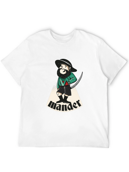 Cartoon Mander Graphic T-Shirt