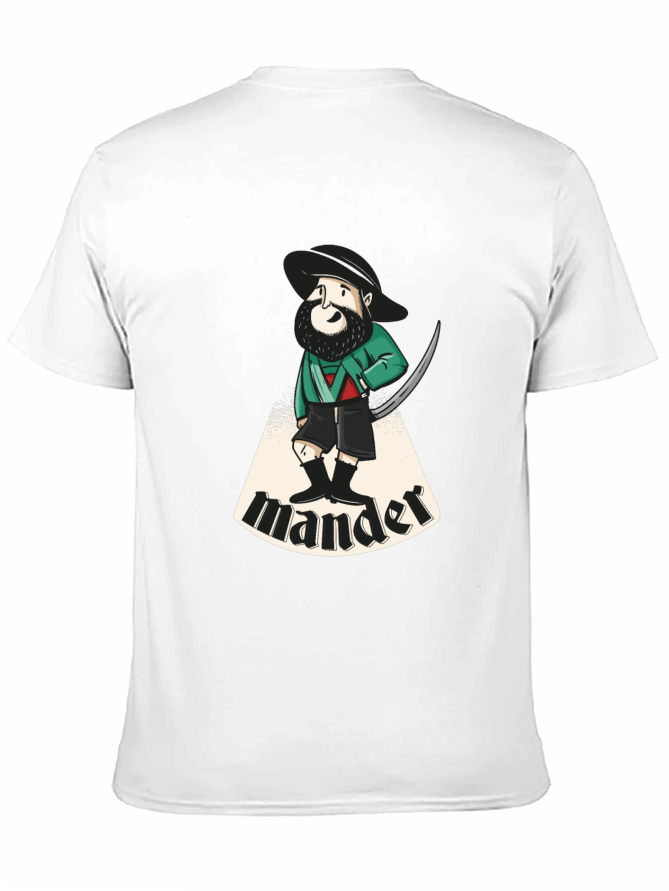 Cartoon Mander Graphic T-Shirt
