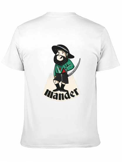 Cartoon Mander Graphic T-Shirt