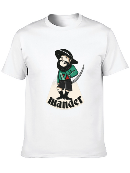Cartoon Mander Graphic T-Shirt
