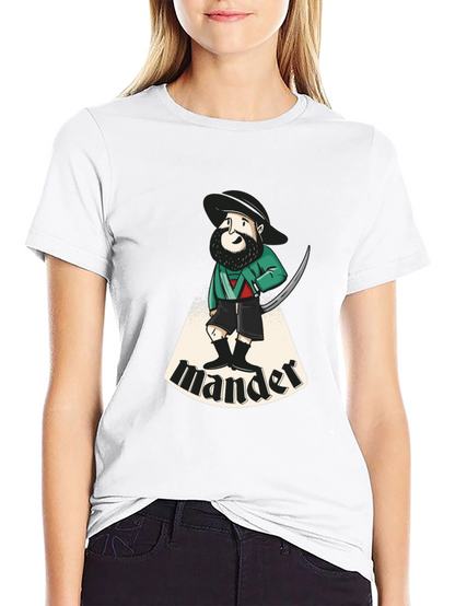 Cartoon Mander Graphic T-Shirt