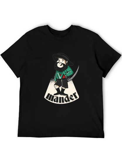 Cartoon Mander Graphic T-Shirt