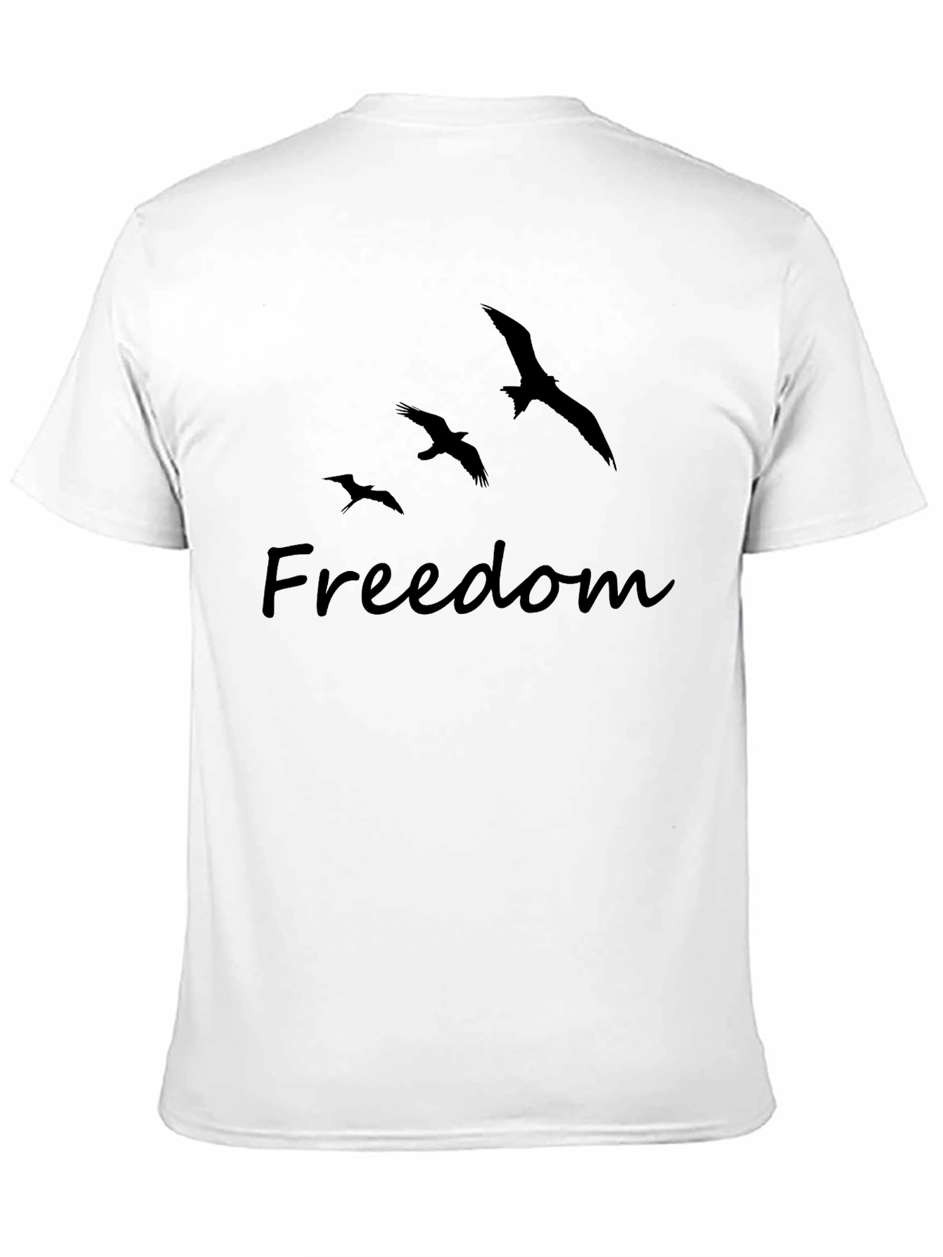 Freedom Bird Graphic T-Shirt - Mens Black Tee