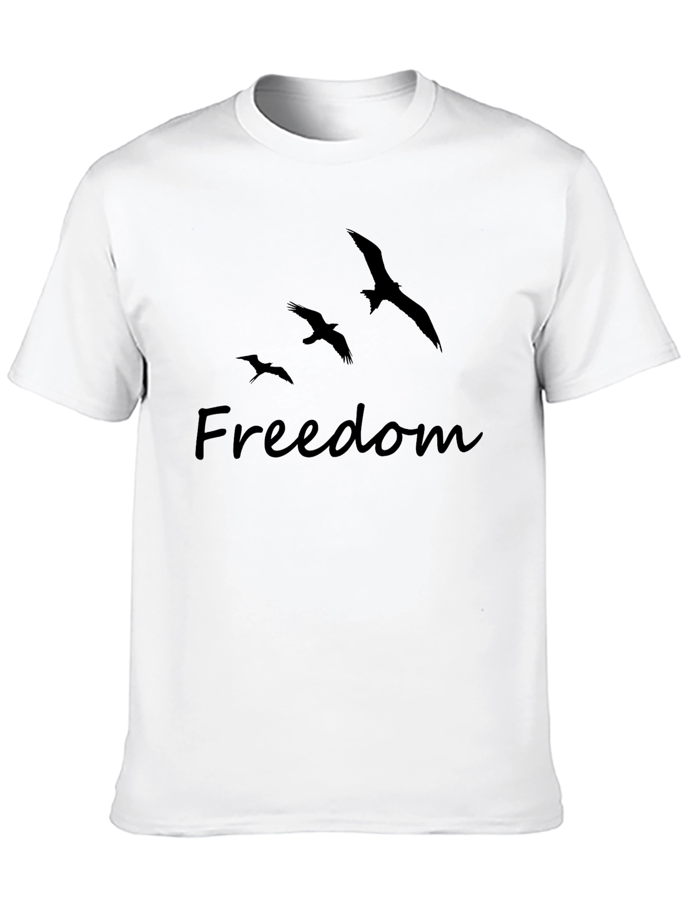 Freedom Bird Graphic T-Shirt - Mens Black Tee