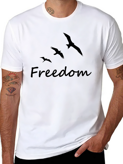 Freedom Bird Graphic T-Shirt - Mens Black Tee