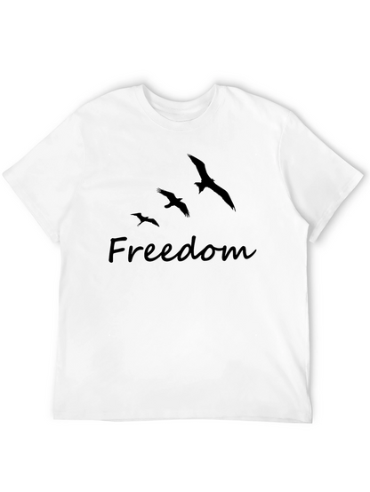 Freedom Bird Graphic T-Shirt - Mens Black Tee