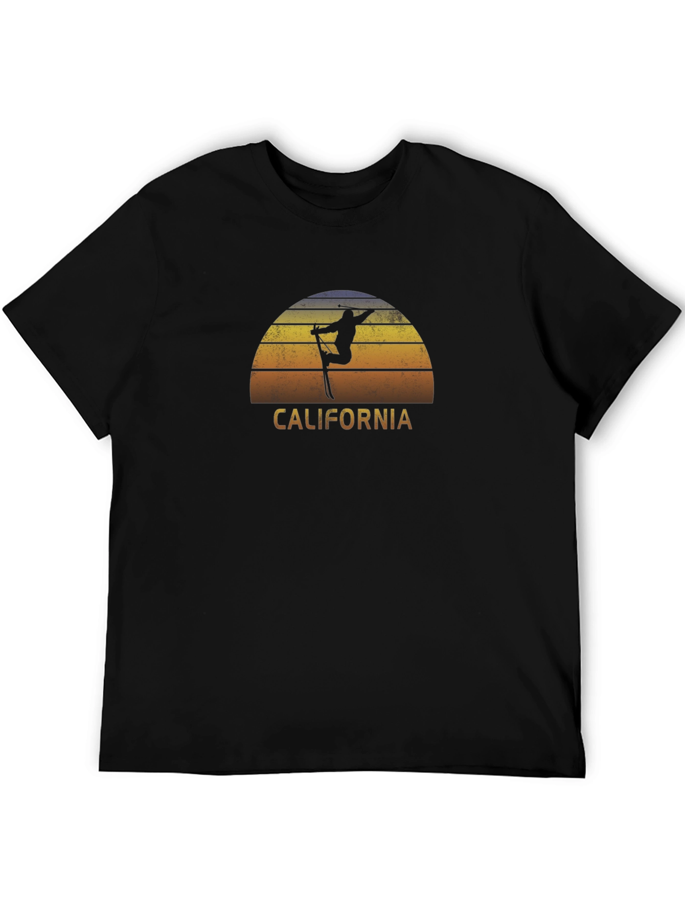 California Ski Sunset Graphic Tee