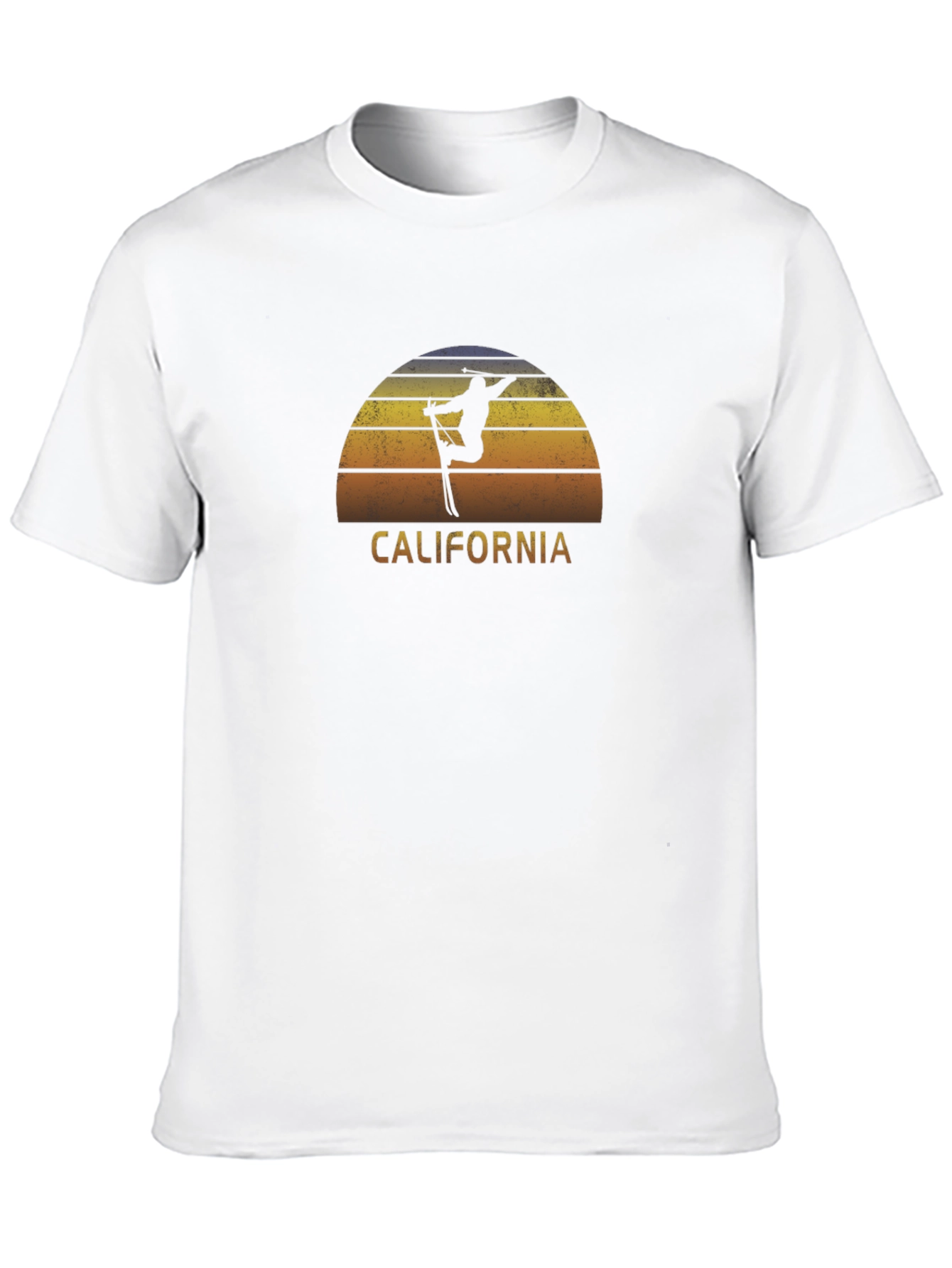 California Ski Sunset Graphic Tee