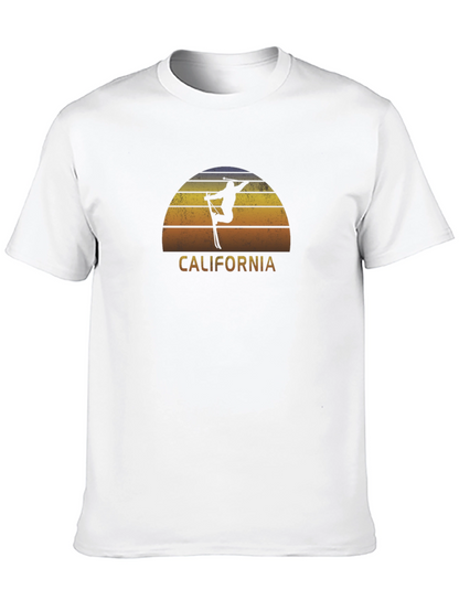 California Ski Sunset Graphic Tee