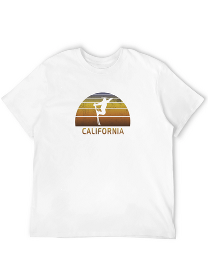 California Ski Sunset Graphic Tee