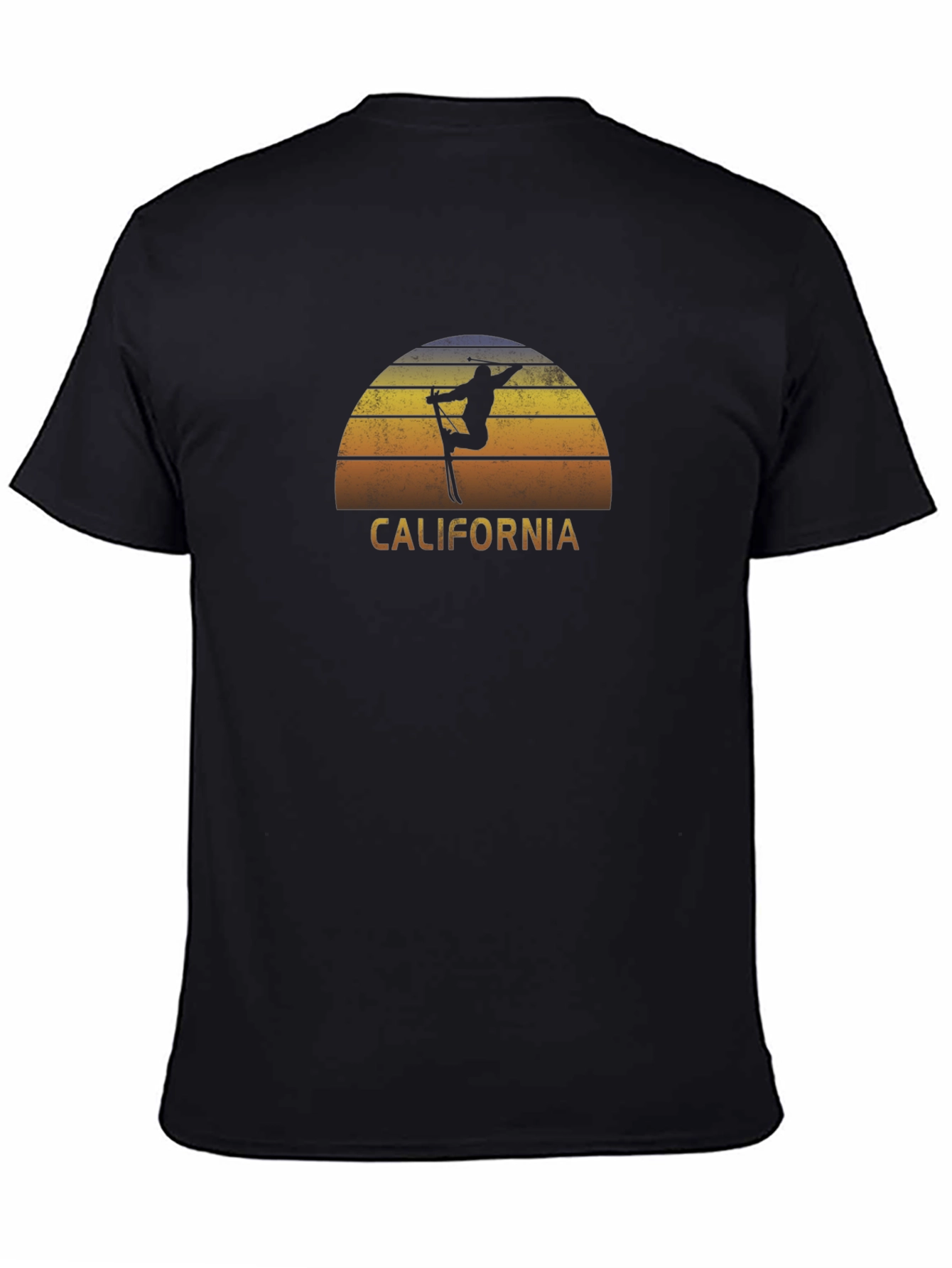 California Ski Sunset Graphic Tee