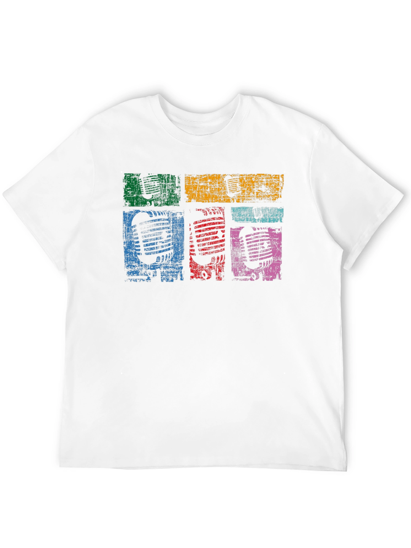 Retro Microphone Graphic T-Shirt