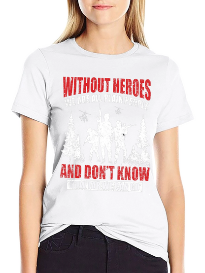 Heroic Tribute Tee: Military Graphic T-Shirt
