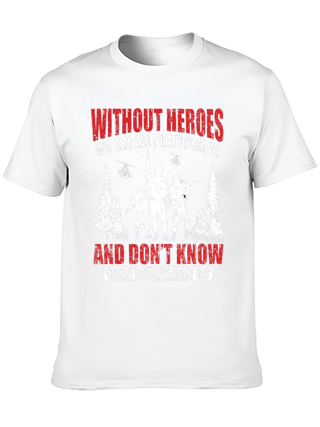 Heroic Tribute Tee: Military Graphic T-Shirt