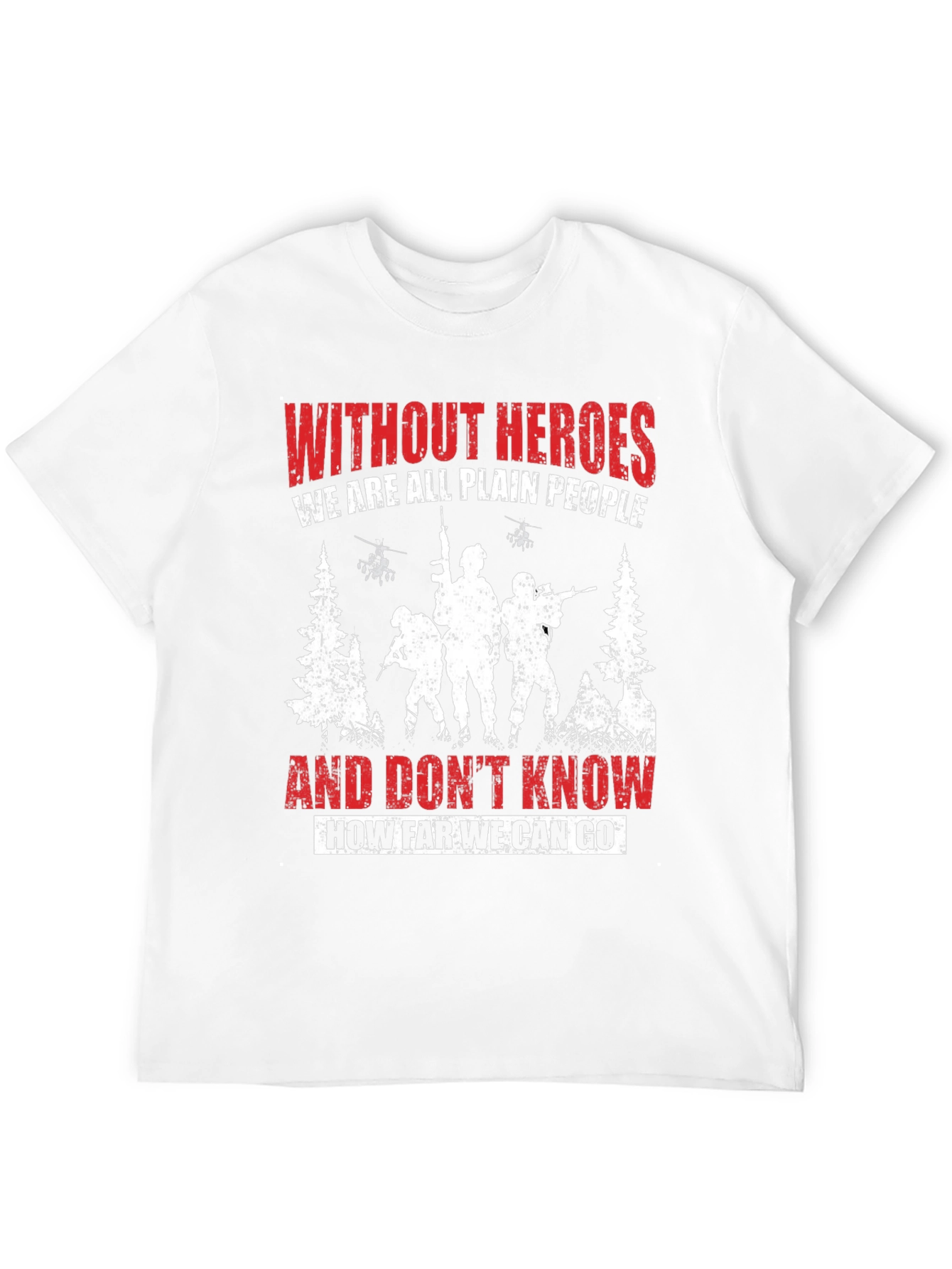 Heroic Tribute Tee: Military Graphic T-Shirt