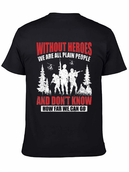 Heroic Tribute Tee: Military Graphic T-Shirt