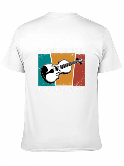 Violin Superpower T-Shirt - Music Lover Tee