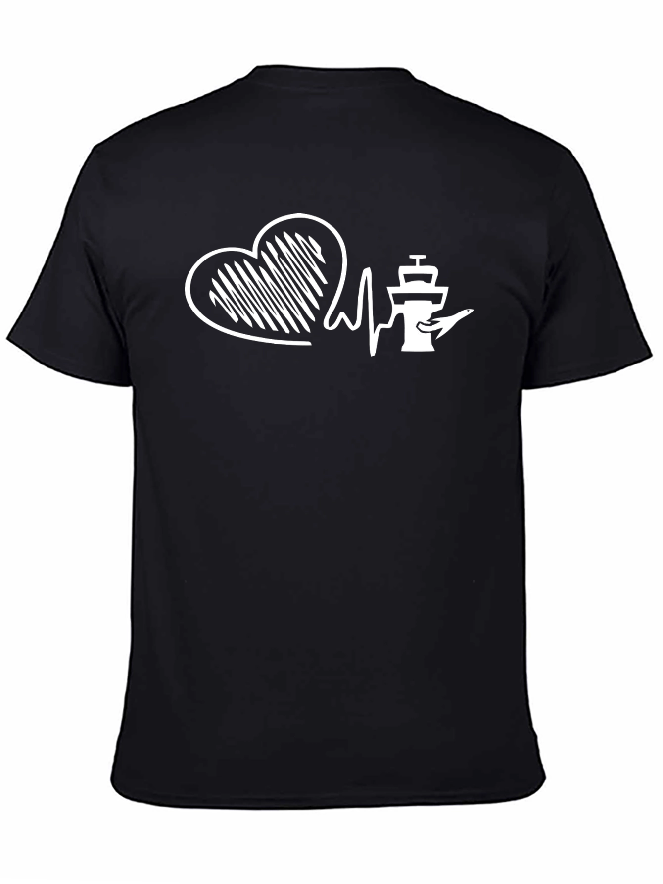 Pilot Heartbeat T-Shirt - Aviation Lover Tee