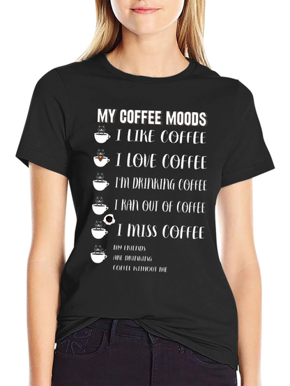 Coffee Moods Graphic T-Shirt