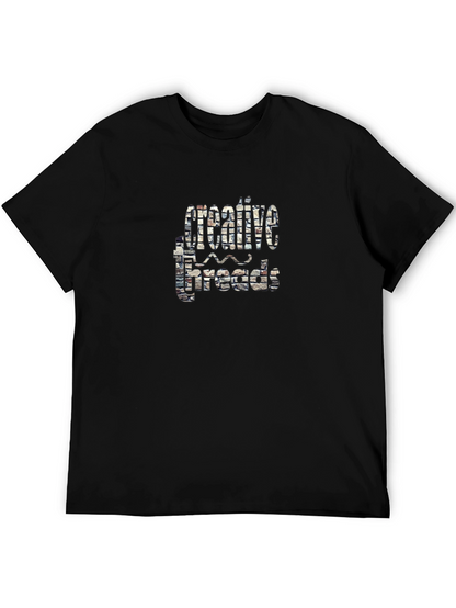 Creative Threads Graphic Black T-Shirt