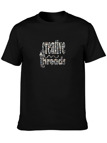 Creative Threads Graphic Black T-Shirt