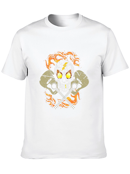 Skull & Guitars Graphic T-Shirt