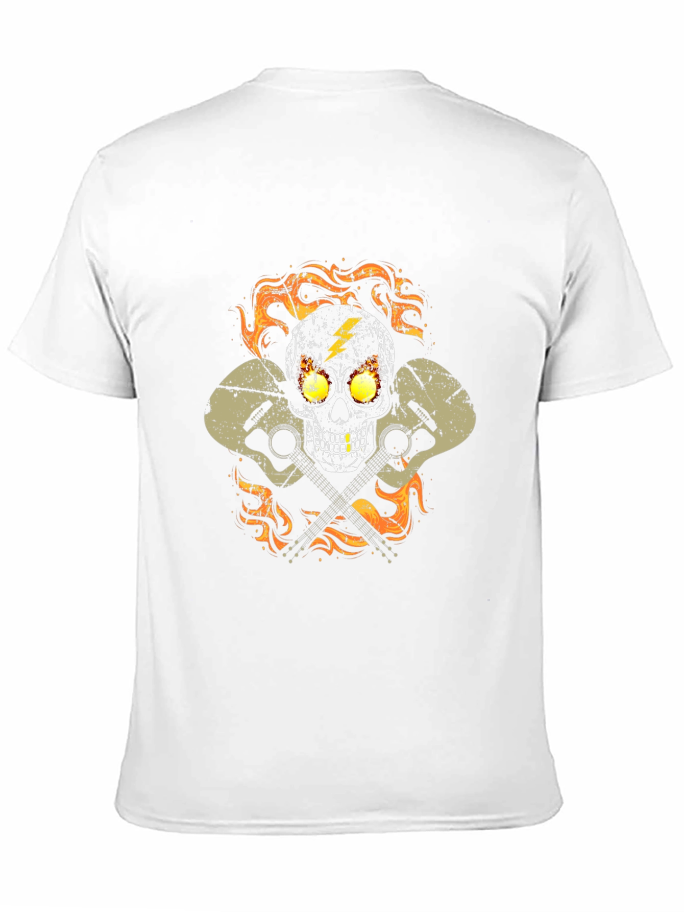 Skull & Guitars Graphic T-Shirt