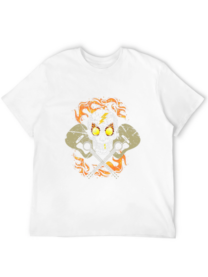 Skull & Guitars Graphic T-Shirt