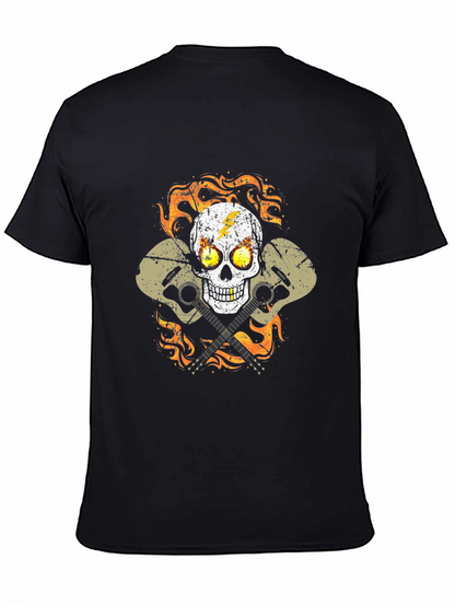 Skull & Guitars Graphic T-Shirt
