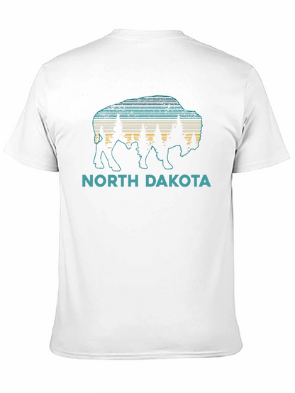 North Dakota Bison Graphic T-Shirt