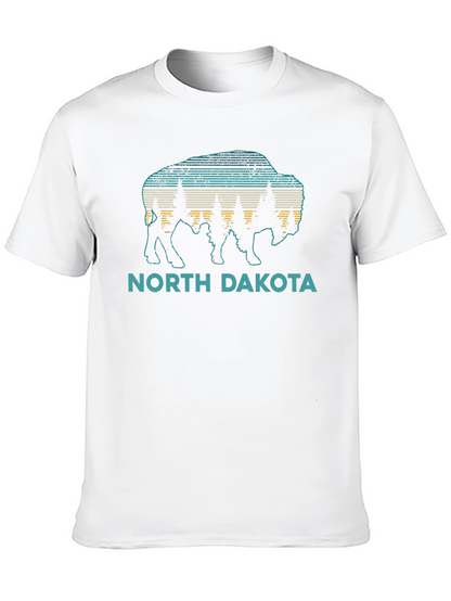 North Dakota Bison Graphic T-Shirt