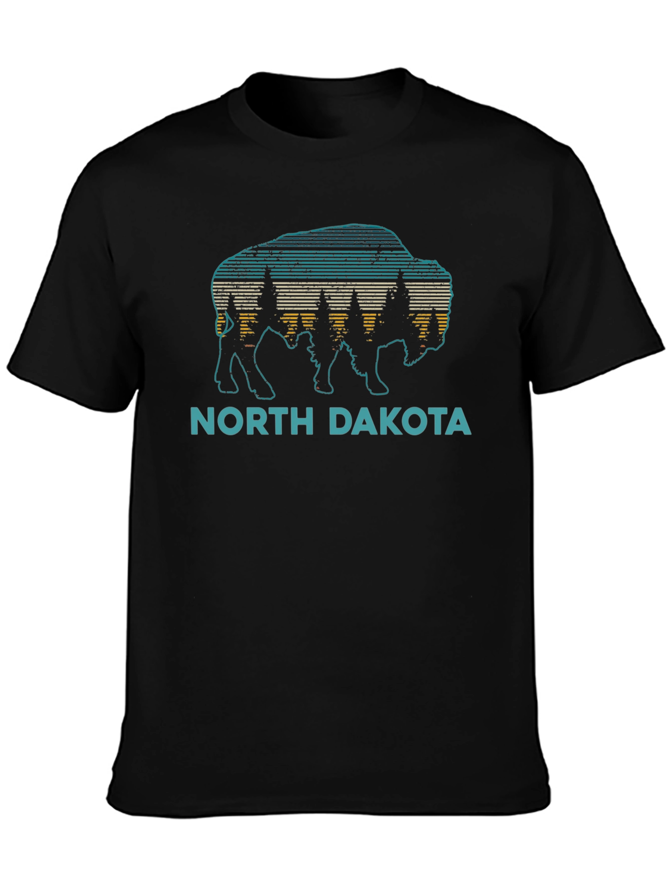 North Dakota Bison Graphic T-Shirt