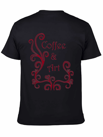 Coffee & Art Black T-Shirt