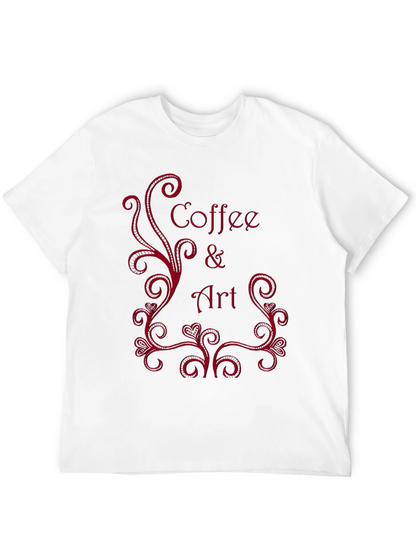 Coffee & Art Black T-Shirt