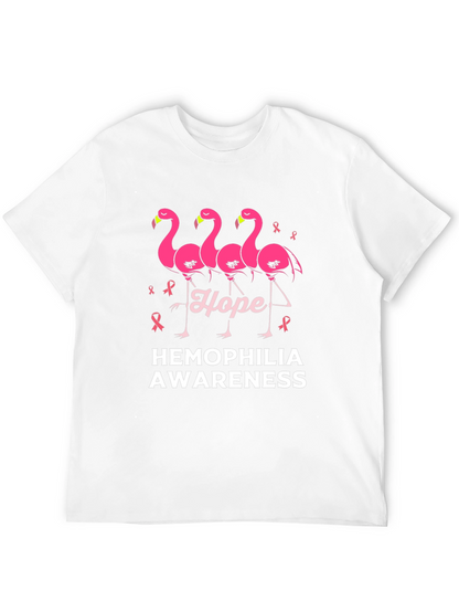 Hemophilia Awareness Flamingo Hope T-Shirt