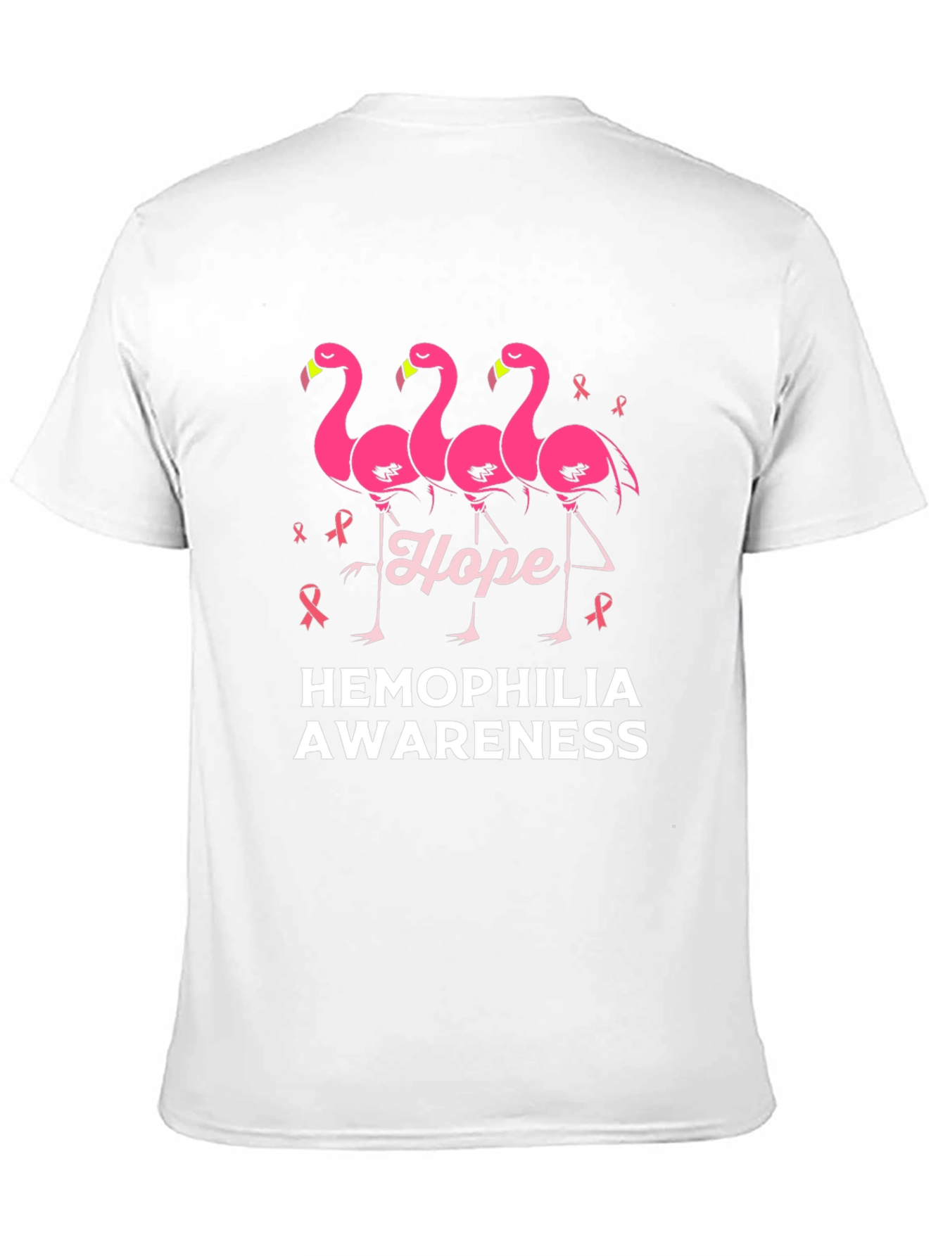 Hemophilia Awareness Flamingo Hope T-Shirt