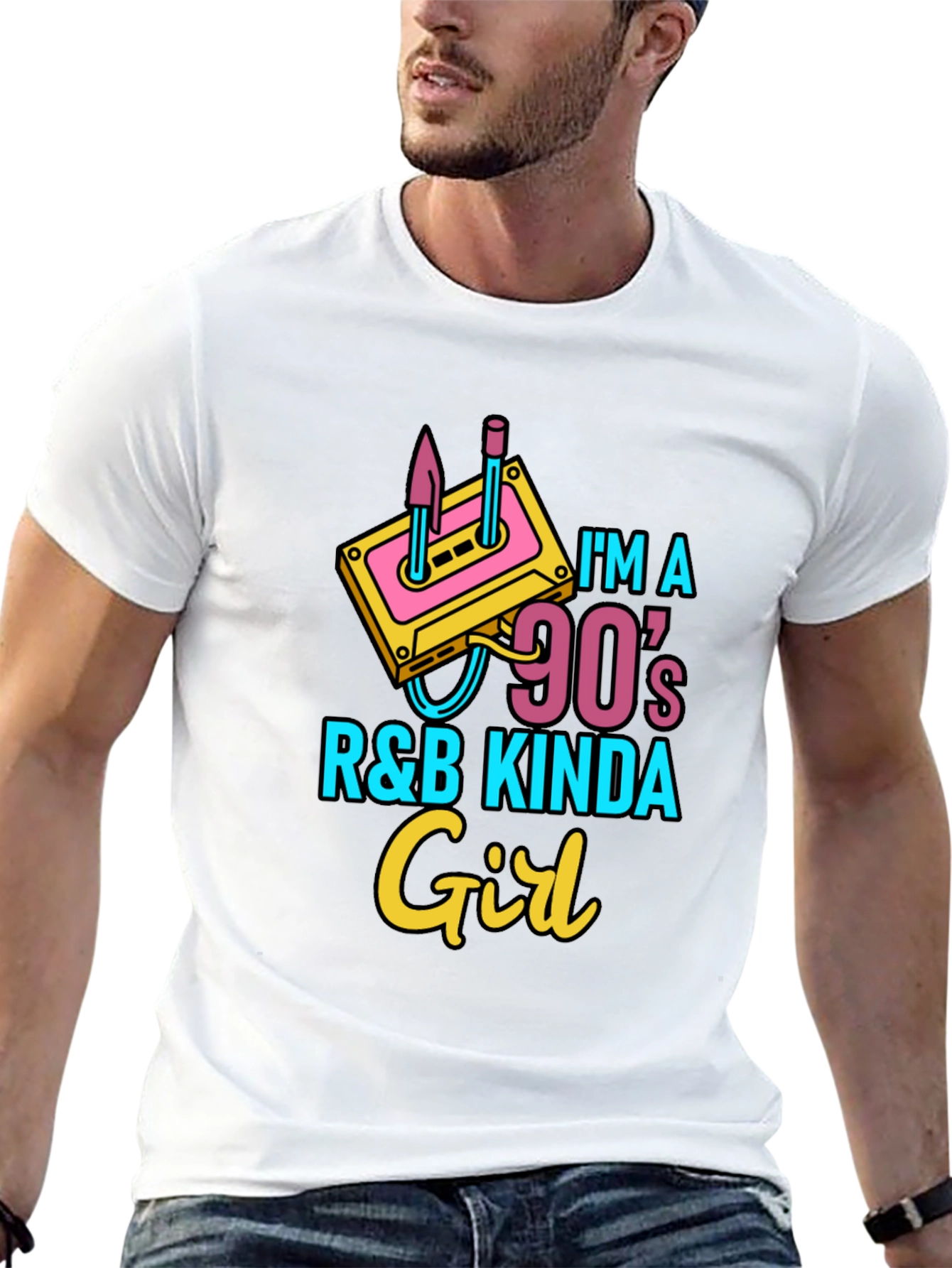 Im a 90s R&B Kinda Girl Black T-Shirt