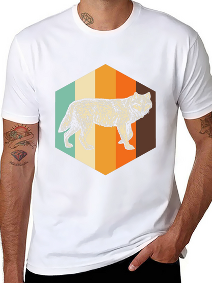 Retro Wolf Graphic Tee - Unisex