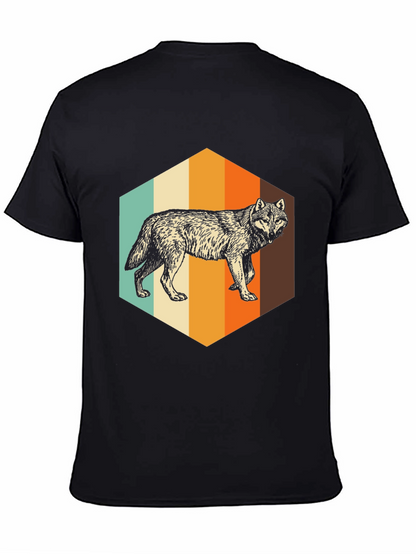 Retro Wolf Graphic Tee - Unisex