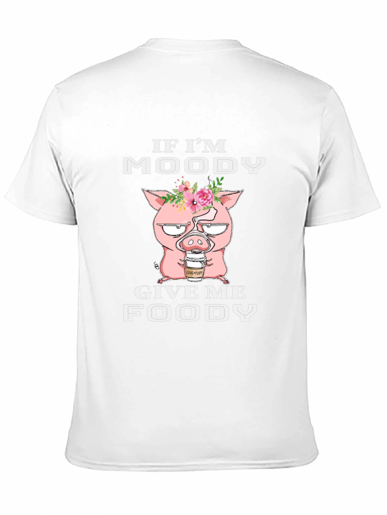 Moody Pig T-Shirt - Funny Graphic Tee