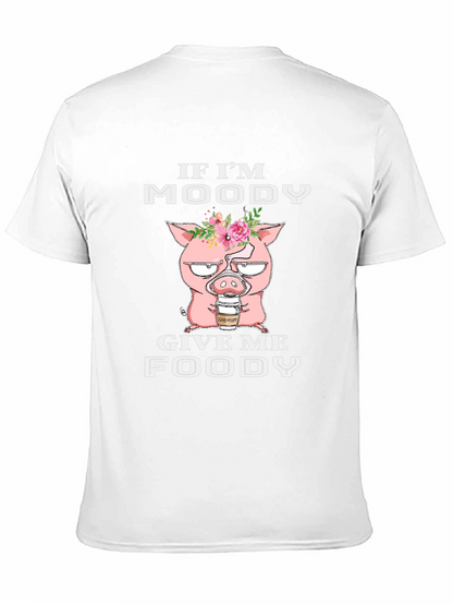 Moody Pig T-Shirt - Funny Graphic Tee