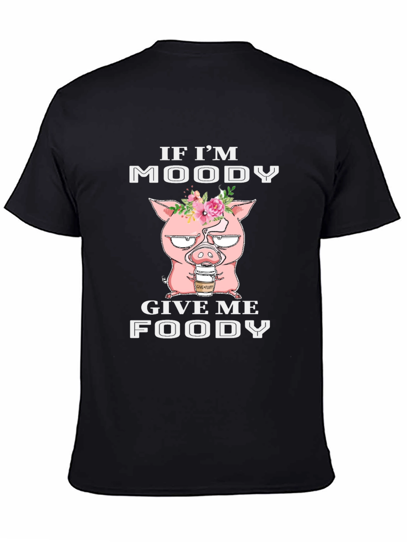 Moody Pig T-Shirt - Funny Graphic Tee