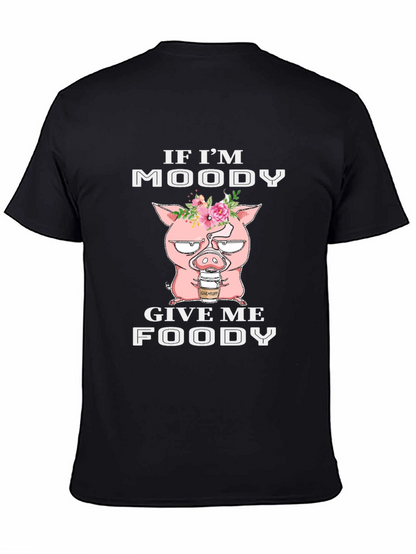 Moody Pig T-Shirt - Funny Graphic Tee