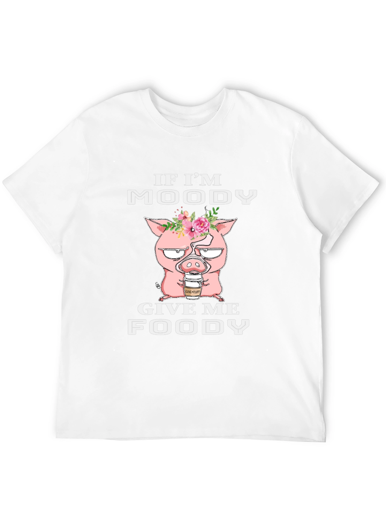 Moody Pig T-Shirt - Funny Graphic Tee