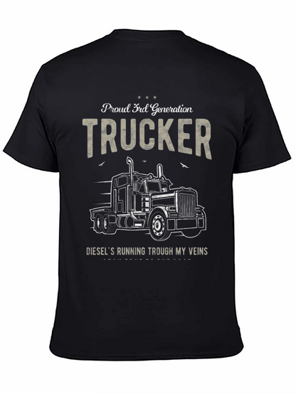 Proud 3rd Generation Trucker Graphic T-Shirt