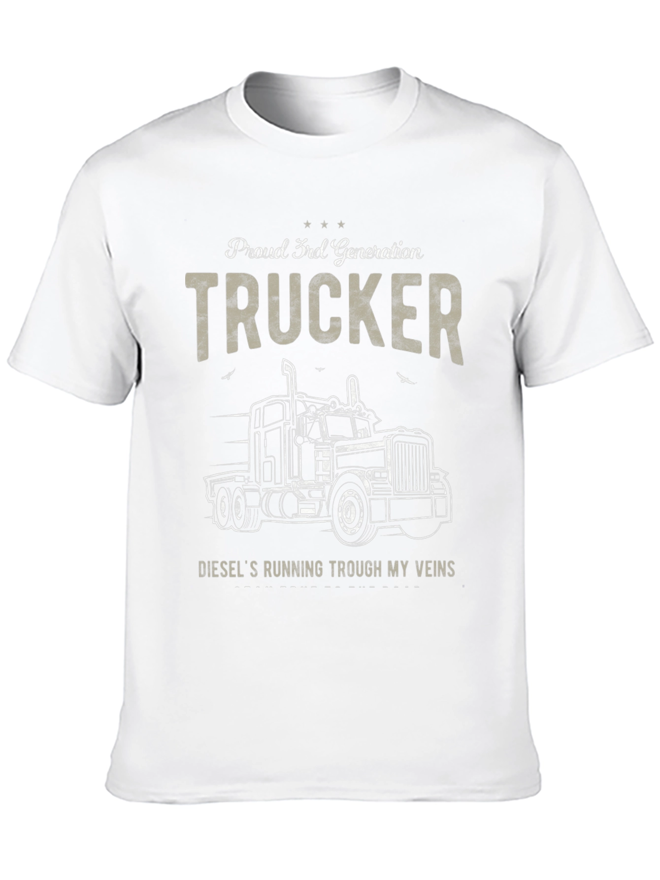 Proud 3rd Generation Trucker Graphic T-Shirt