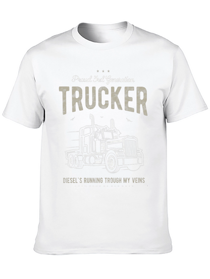 Proud 3rd Generation Trucker Graphic T-Shirt