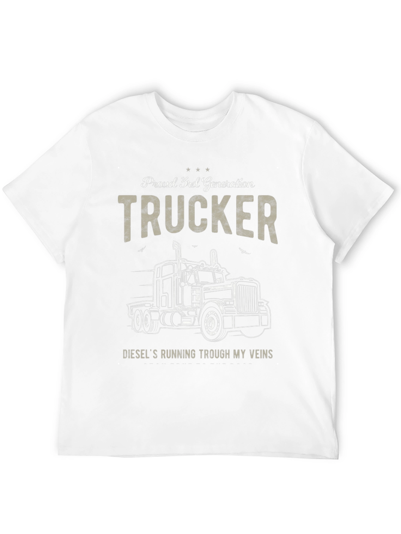 Proud 3rd Generation Trucker Graphic T-Shirt